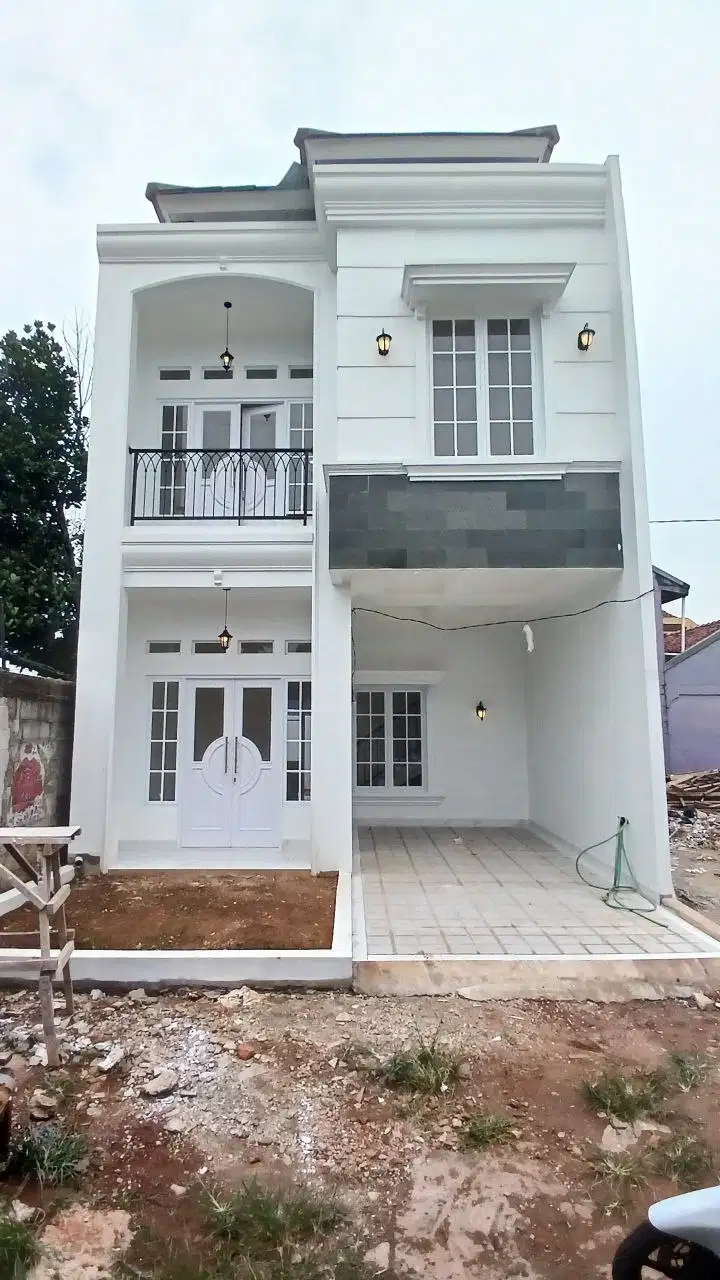 Sisa 2 Unit Lagi Rumah 2 Lantai Nempel GDC Depok Selangkah ke Stasiun