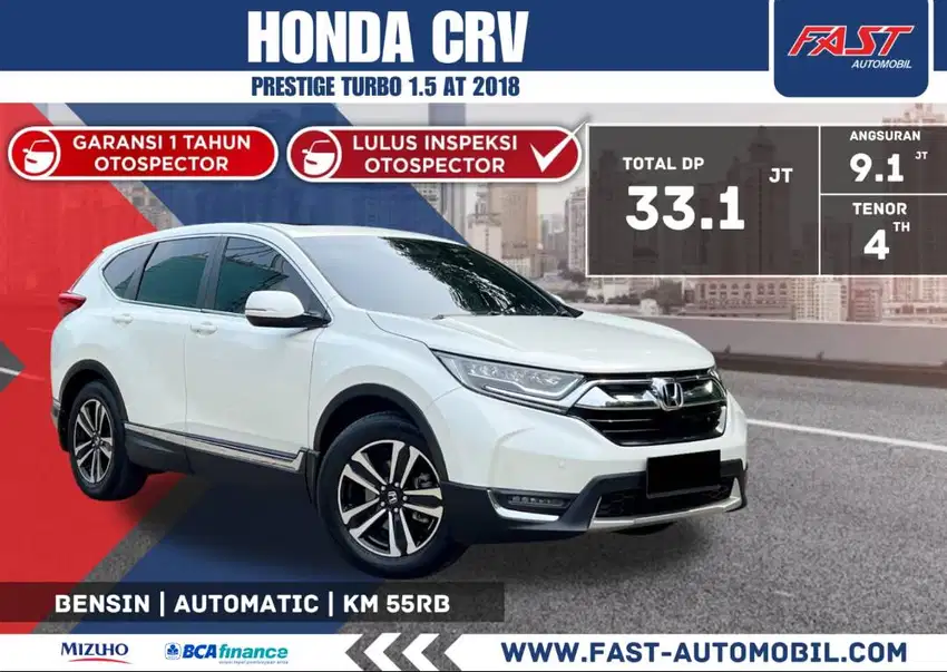HONDA CRV PRESTIGE 2018 1.5 TURBO PANORAMIC LOW KM.55RB PJK PJG#F5ST
