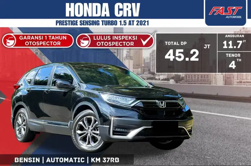 HONDA CRV PRESTIGE SENSING 2021 1.5 TURBO PANORAMIC LOW KM.37RB #F7ST