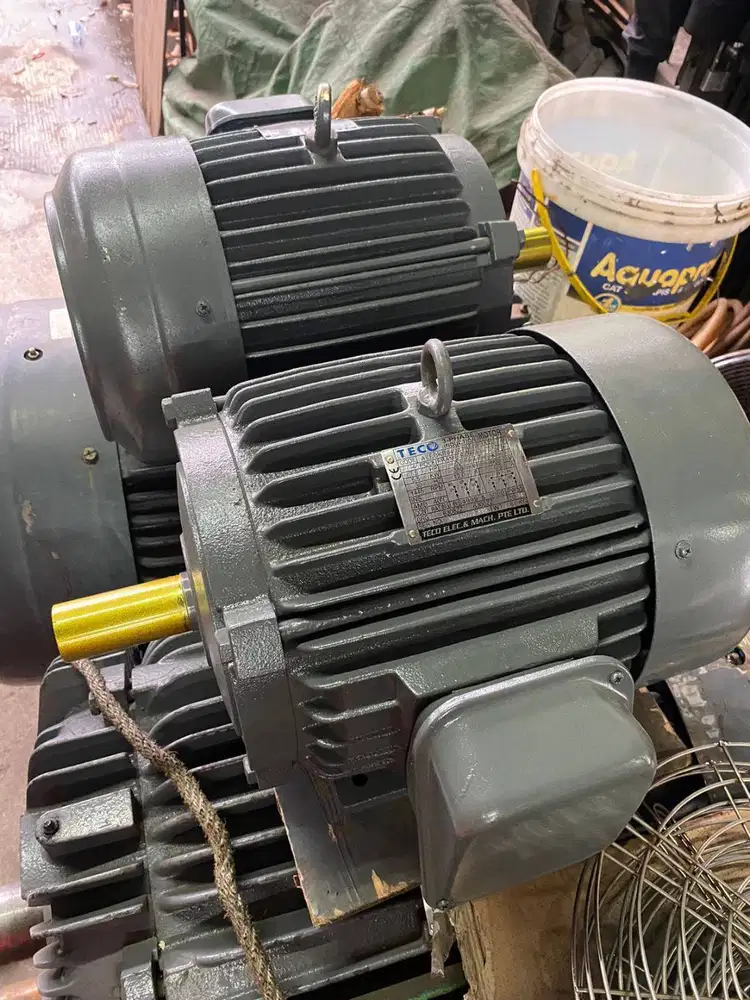 DINAMO TECO 7.5HP 5.5KW 4POLE RPM 1500 - ELEKTRO MOTOR PENGGERAK TECO