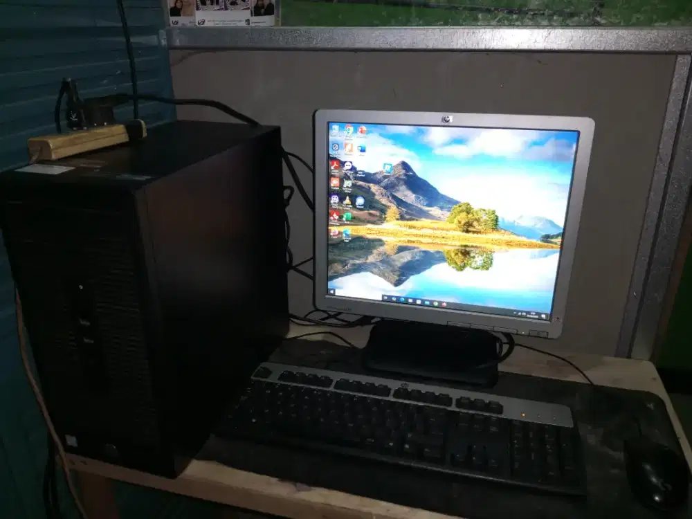 PC Komputer Branded Merk HP Intel Core i3-6100 (gen6), DDR4 8gb, NVME