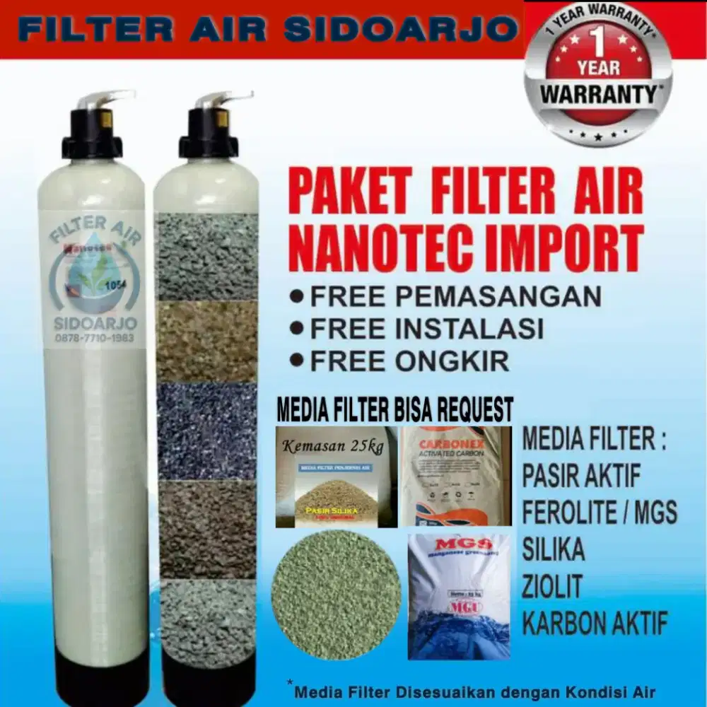 Paket Hemat Filter air Tanah sumur Bor Dan PDAM