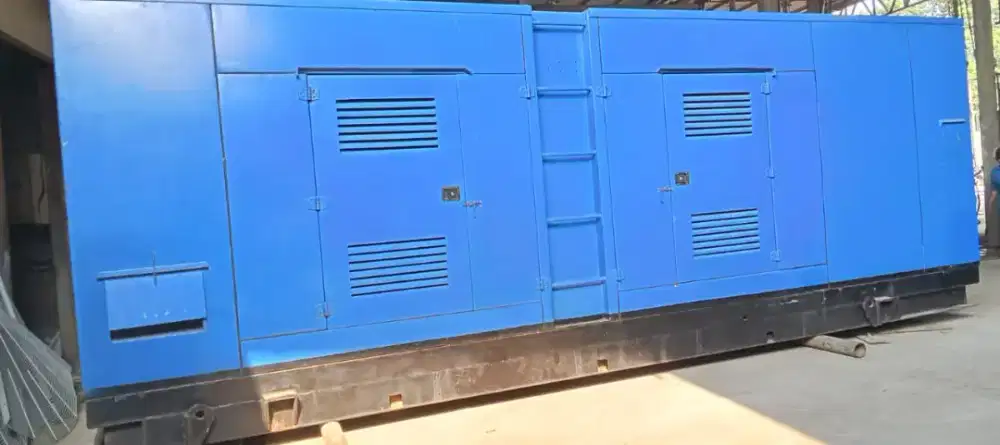 Genset 1500 kva silent Hm rendah siap kerja