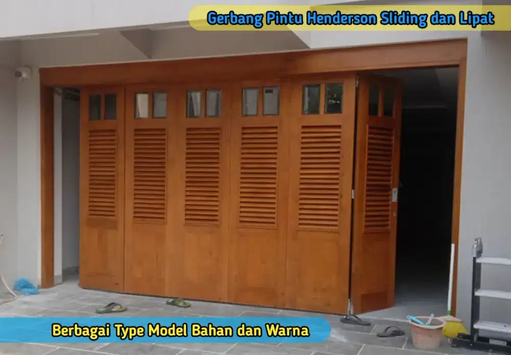 Pintu Gerbang Garasi Gudang Warung Ruko Sorum Toko Henderson