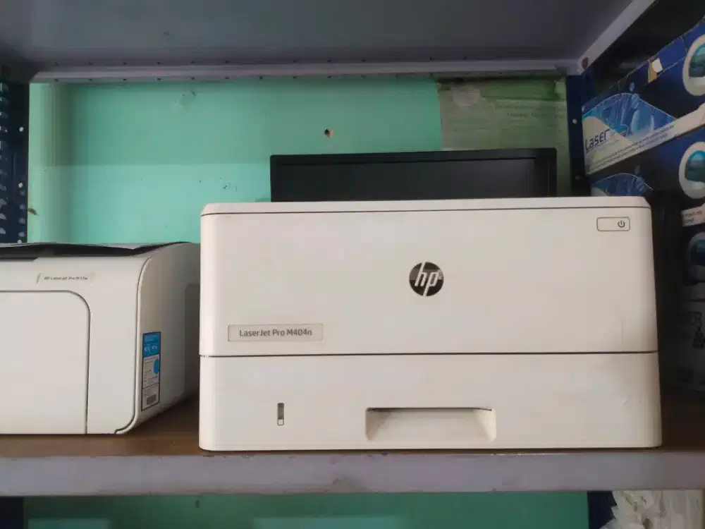 Printer LaserJet pro HP m404n normal siap pakai