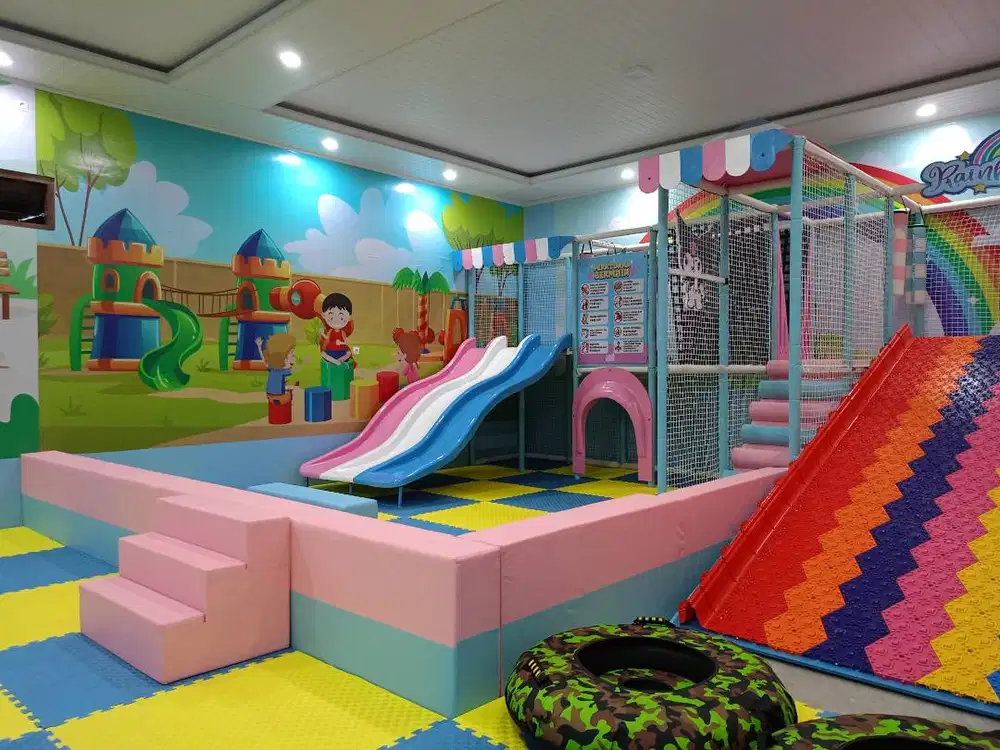 playground indoor perosotan mandi bola bisa riques ukuran