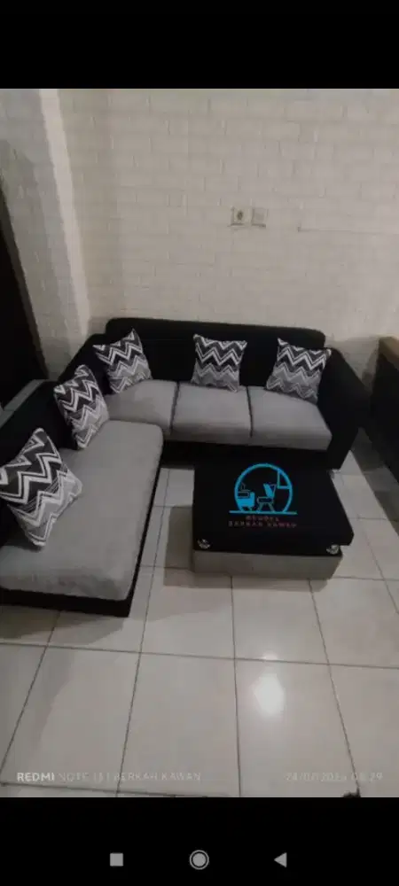 Promo sofa L!! Siap antar