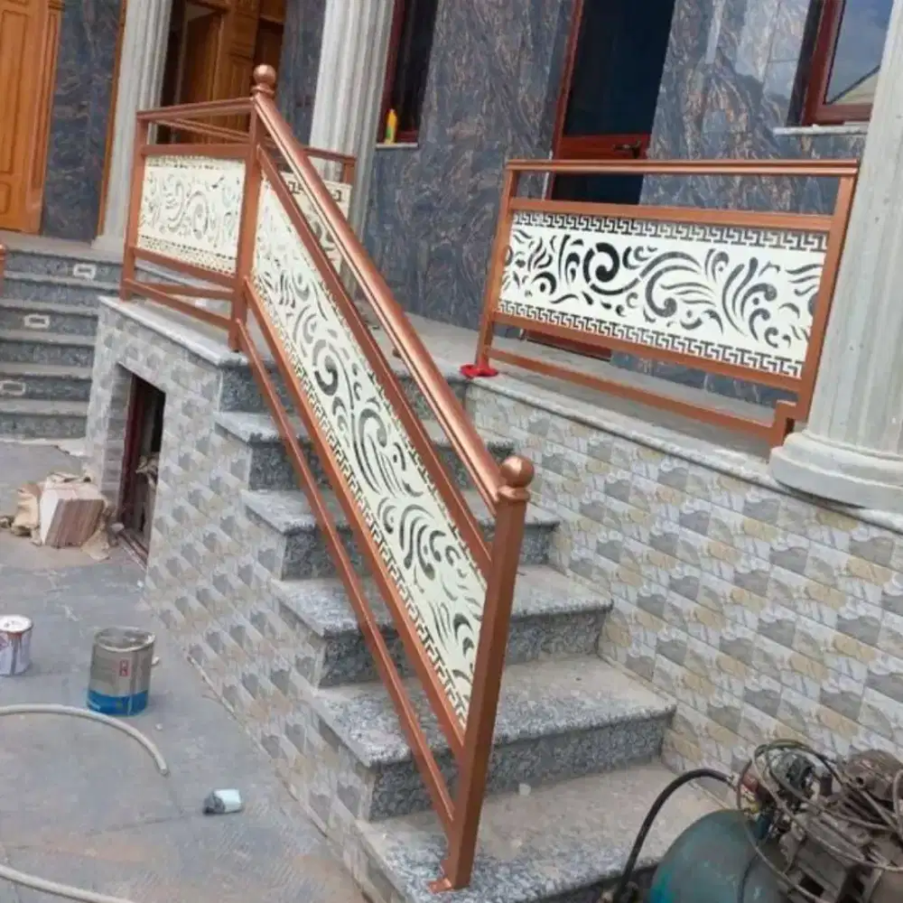 Bengkel las Lampung tralis kanopi pintu pagar gerbang tangga