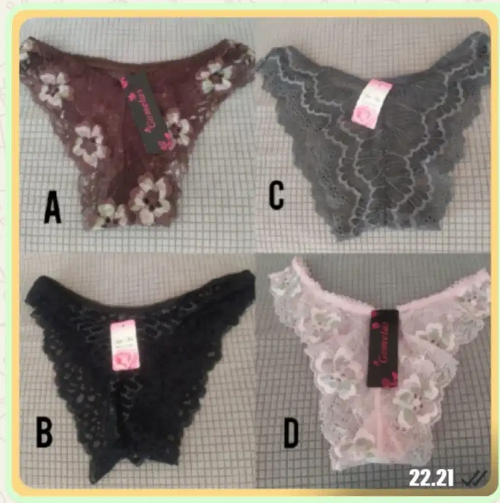 New Celana Dalam Lace Wanita Sexy Elegant