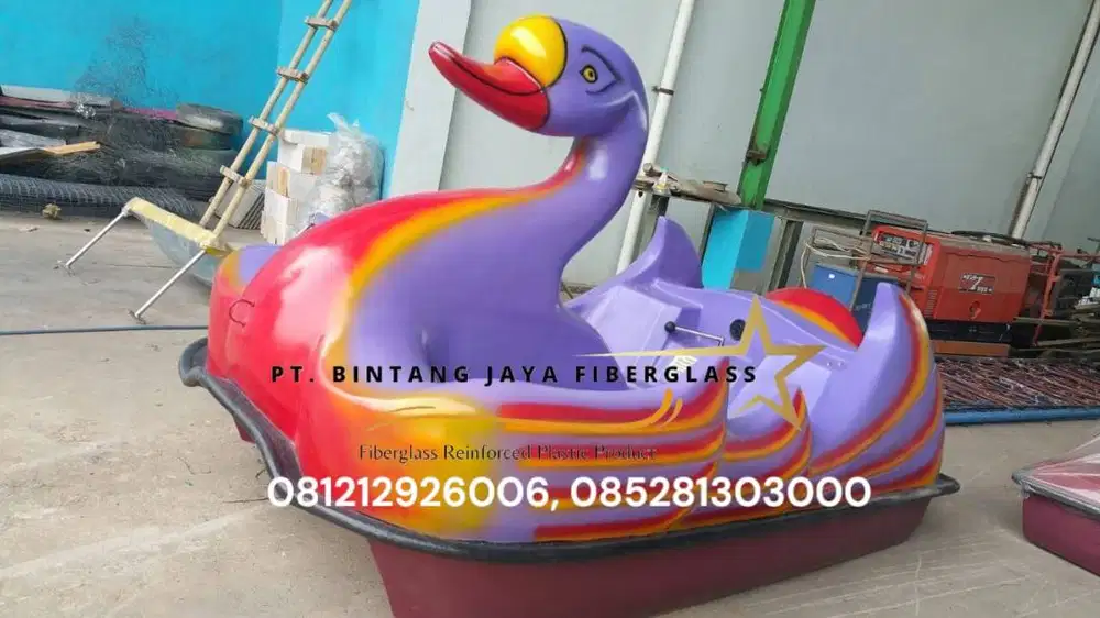 sepeda air gowes model angsa warna ungu