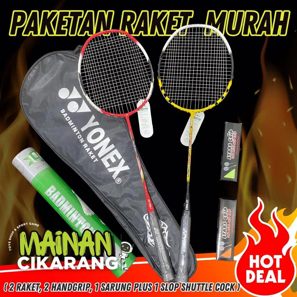Promo lengkap Raket siap main Yonex Untuk Anak / Pemula