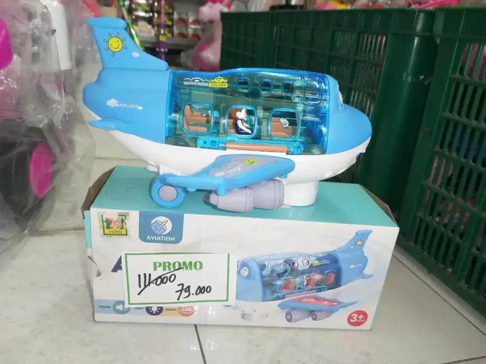 PROMO Mainan Anak Pesawat Batre