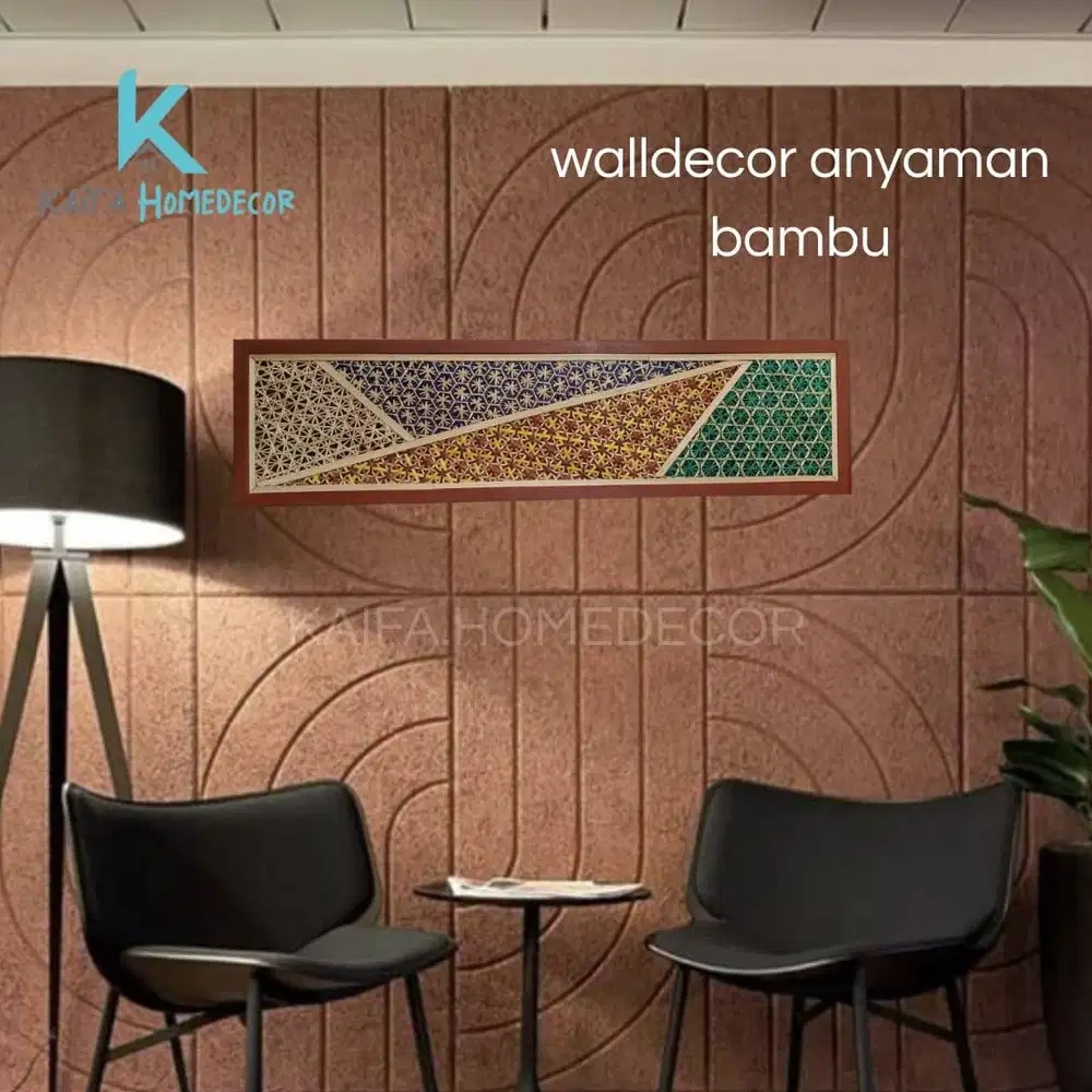 Hiasan gantung dinding/walldecor aesthetic dari bambuDekorasi dinding