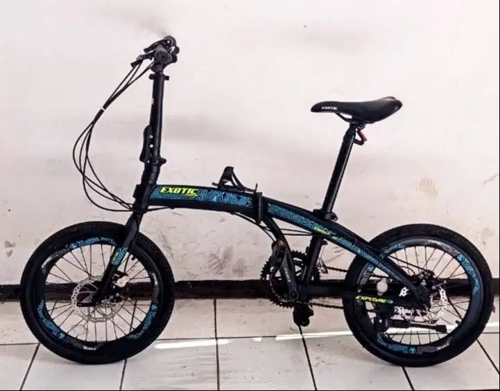 Sepeda Lipat Exotic Explore 8.0 Mulus Terawat - Pacet Kab Bandung