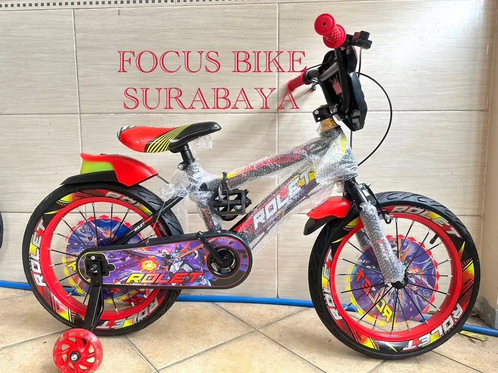 SEPEDA ANAK-ANAK BMX 16 BAN BESAR music+ lampu COWOK UMUR 4-5tahun