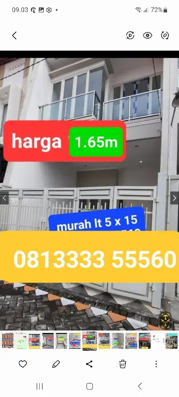 JUAL MURAH‼️RUMAH MULYOSARI 2 Lantai