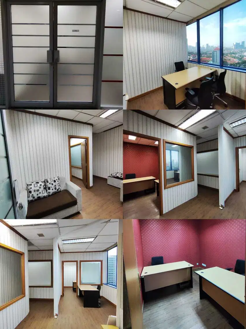 SEWA RUANG KANTOR GRAHA MUSTIKA RATU LUAS 54 SQM SEMI FURNISH