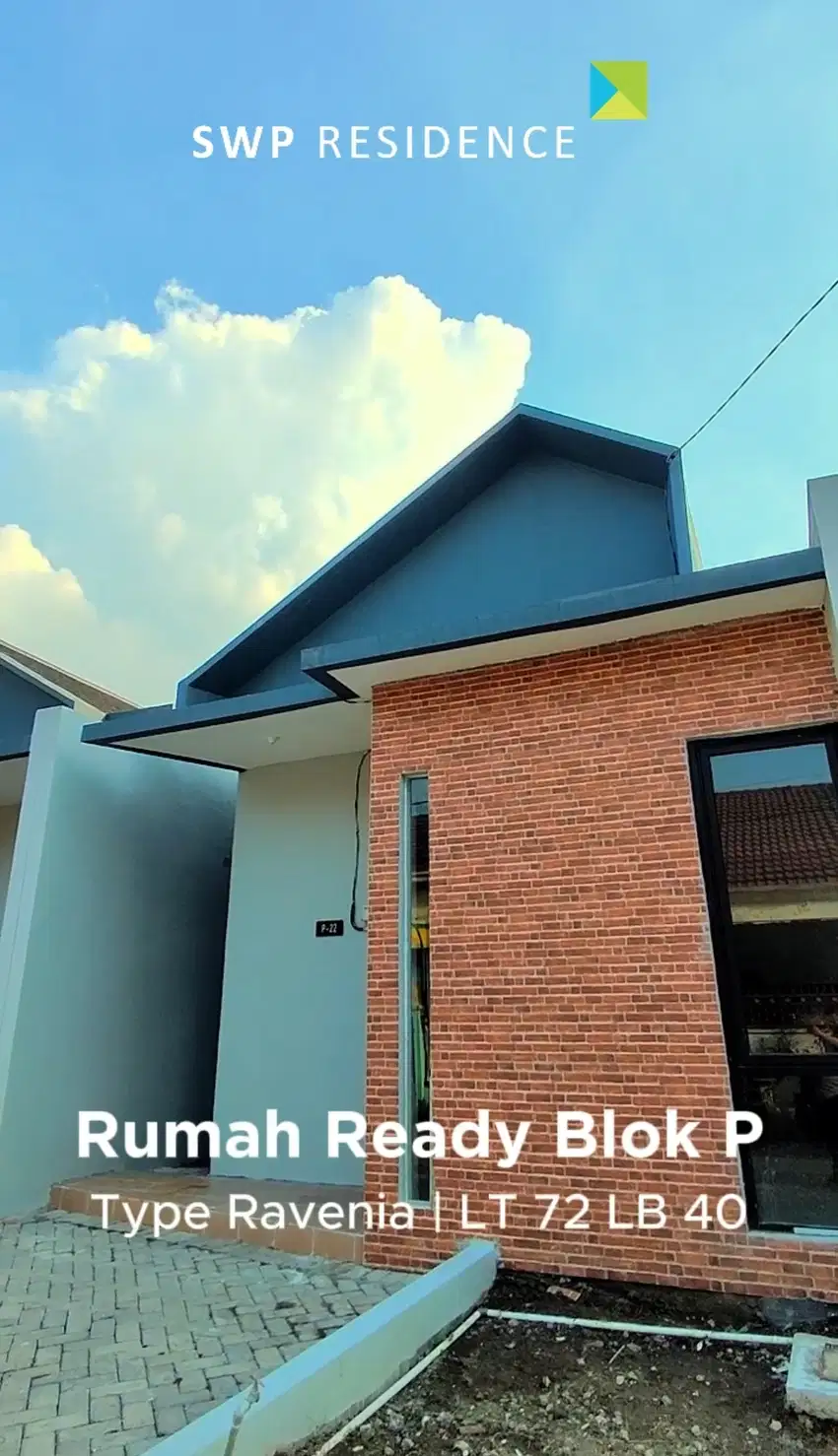 Rumah ready stok area Menganti Gresik di SWP Residence