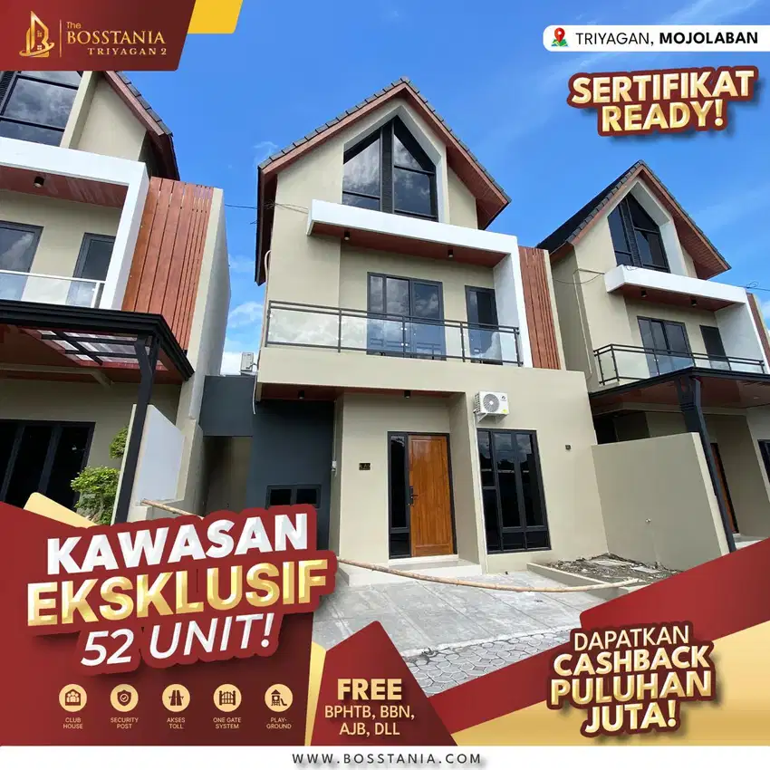 Perumahan 2 Lantai dengan Estetika Scandinavia Di Kota Solo