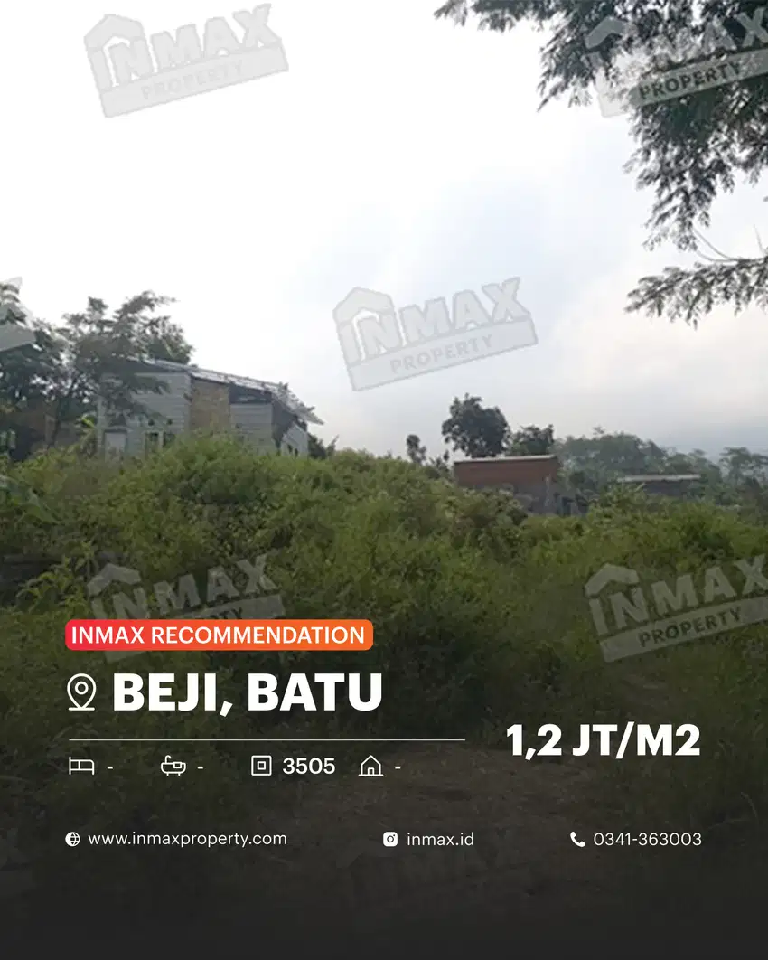 Tanah Pekarangan Murah Di Beji Batu, Cocok Untuk Investasi + Usaha