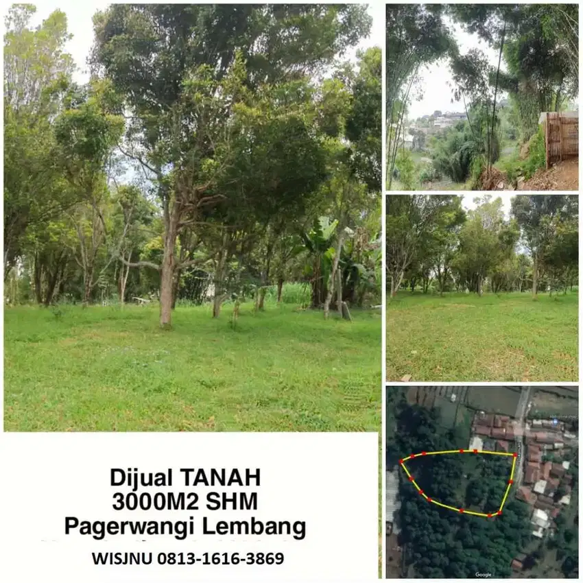 Tanah SHM Lembang Pagerwangi Indah
