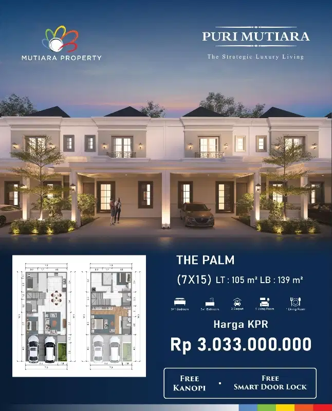 PURI MUTIARA  Rumah Tengah Kota-Akses kemana saja
