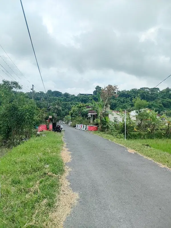 Dijual sawah diprambanan view perbukitan samping sungai