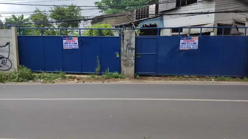 Disewakan Tanah Ex Workshop di jl AMD Parigi Pondok Aren Tangerang