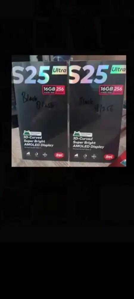 Itel S25 ultra 8/256 layar lengkung danrom128gb resmi
