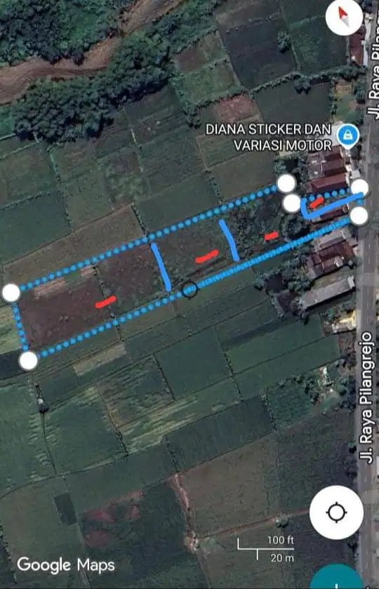 Dijual Cepat Murah Super Tanah Jl. Raya Pilangrejo Gresik