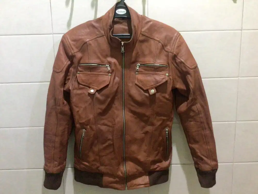 jaket kulit original