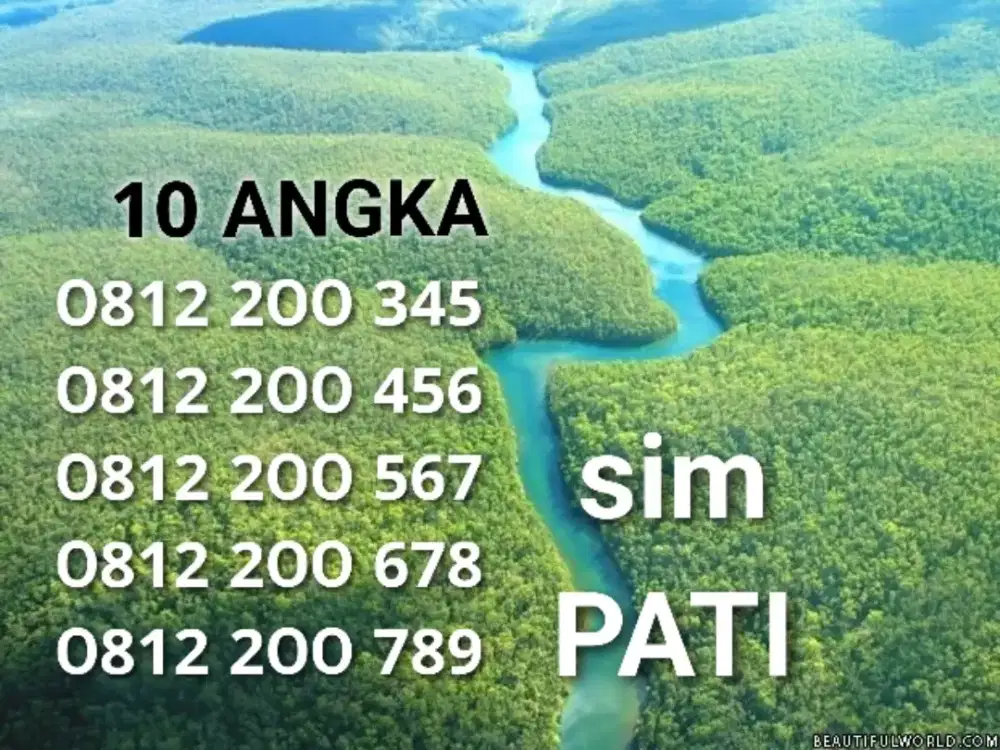 Nomor cantik Simpati simpel