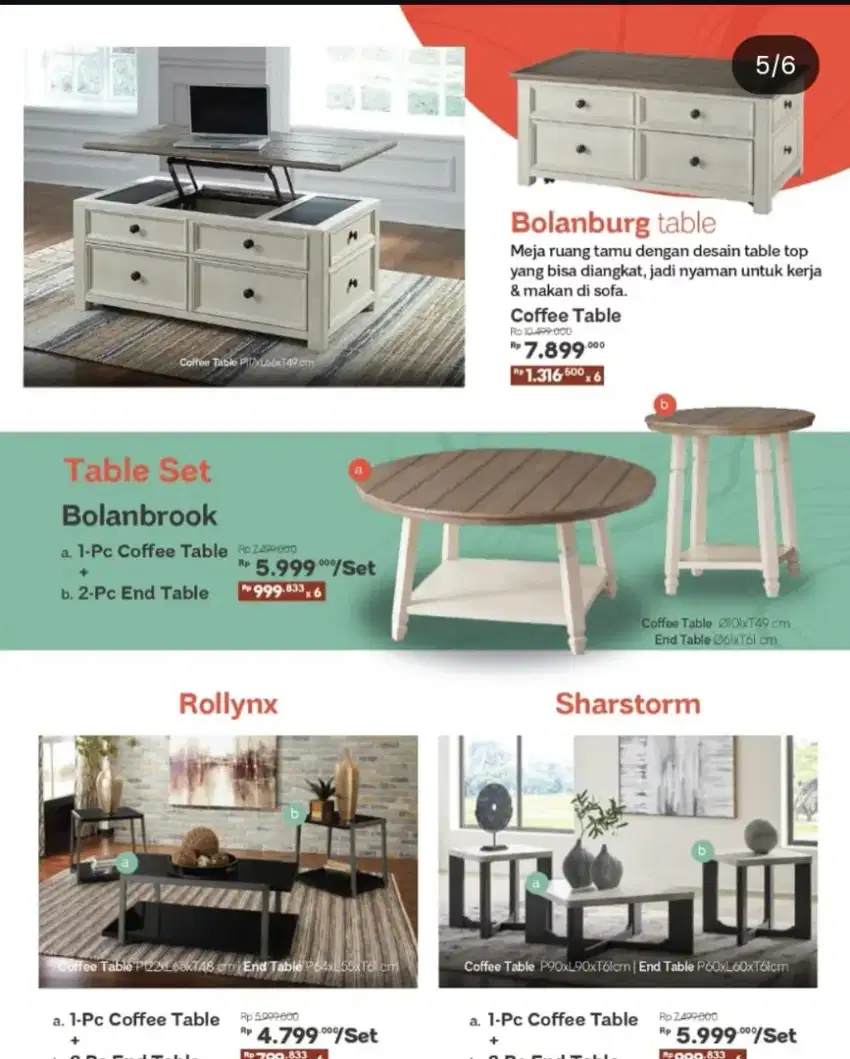 SHARSTORM TABLE SET