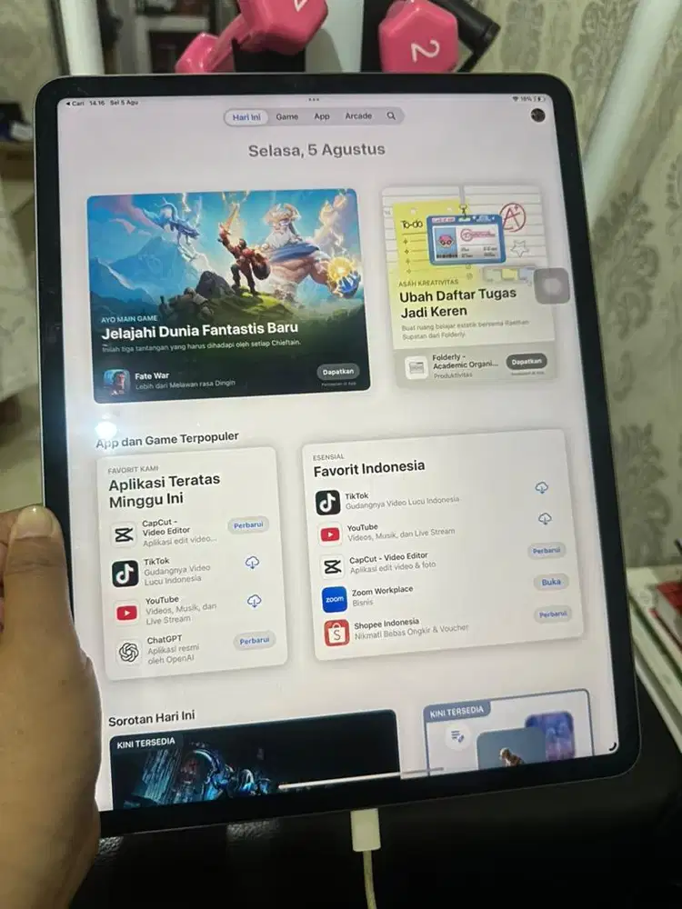 Ipad 12.9 258 GB gen 5