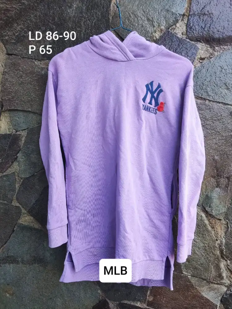 Hoodie MLB Original Logo NY Yankees Bordir Size S