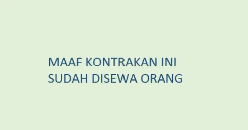Kontrakan bulanan bisa masuk mobil daerah Sidamukti Cilodong Depok