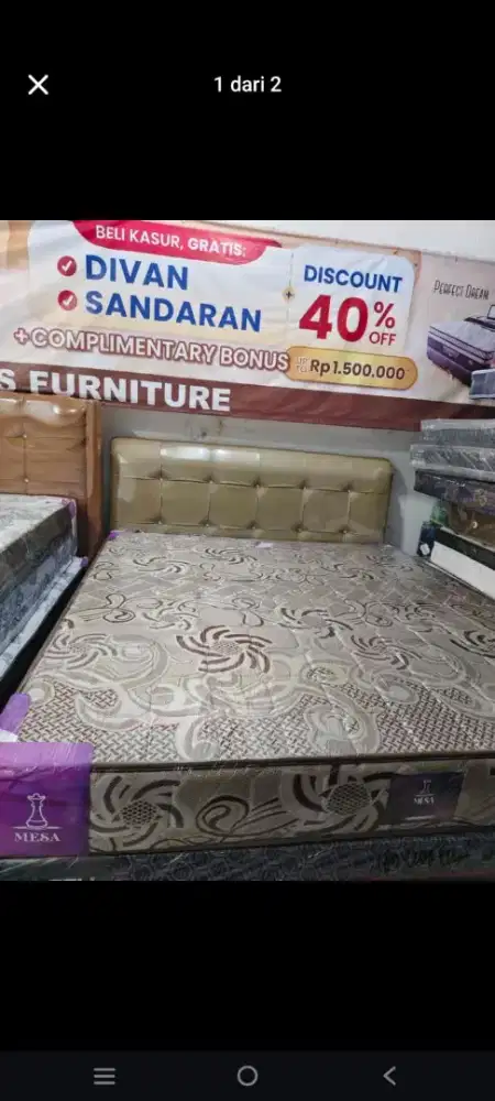 SPRINGBED MESSA CICILAN MELALUI HOMECREDIT