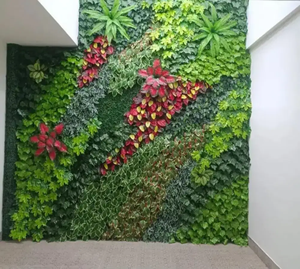 Tanaman dinding taman vertikal garden spesialis pembuatan taman