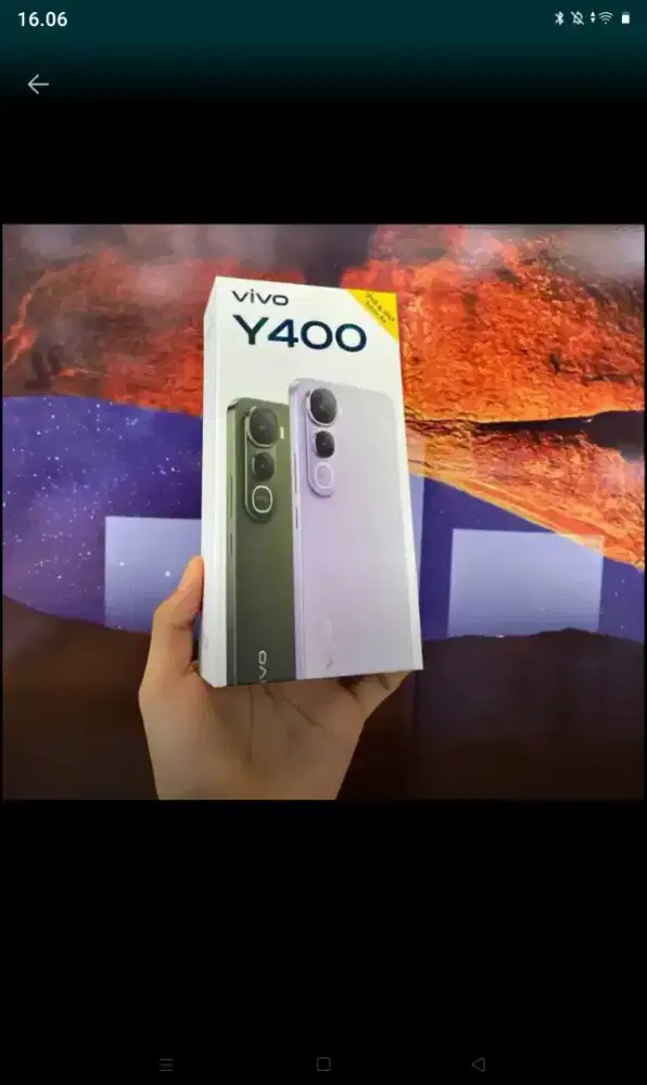 Terbaru vivo y400 Ram 16/256 terlaris