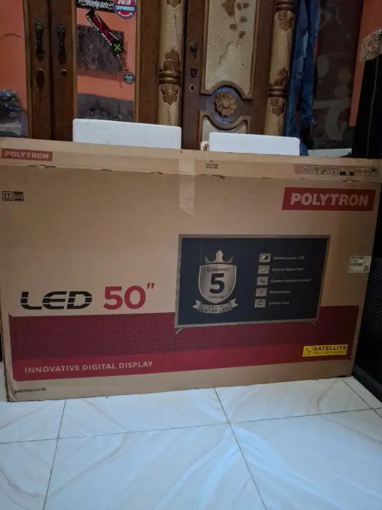 jual tv led politron 50 inci digital normal