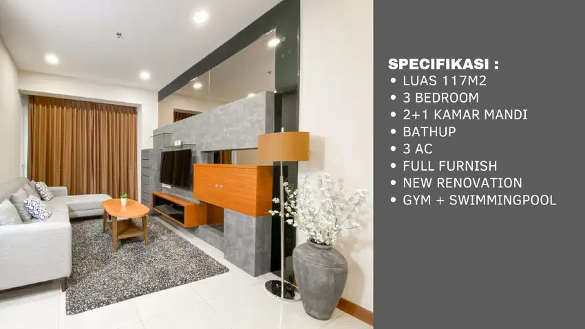 Vco - Disewa Apartemen Gandaria Heights 3BR Furnish