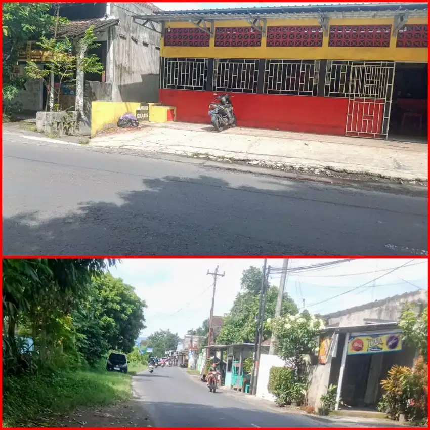 Tempat usaha pinggir jalan murangan belakang pring sewu resto