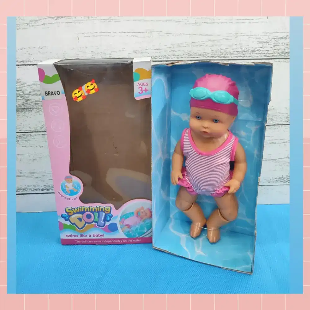 Mainan boneka swimming doll