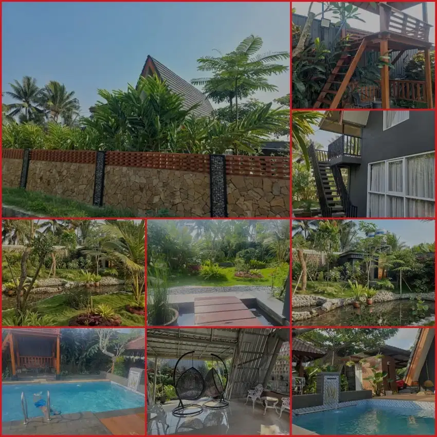 Rumah villa sangat nyaman dan asri turi sleman