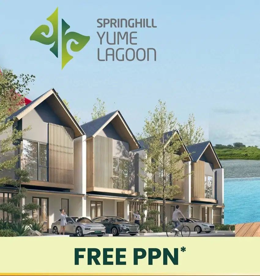 PERUMAHAN BARU KAWASAN 18 HA DEKAT DANAU DI CISAUK FREE DP BPHTB & PPN