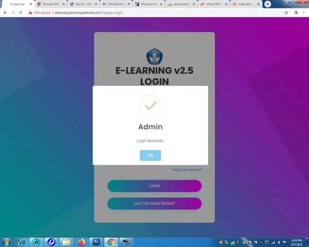 Software E-learning Sekolah Ujian Online
