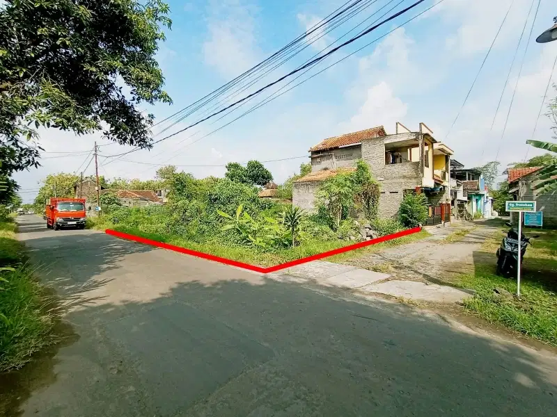 tanah sangat strategis dan nyaman berbah cocok hunian