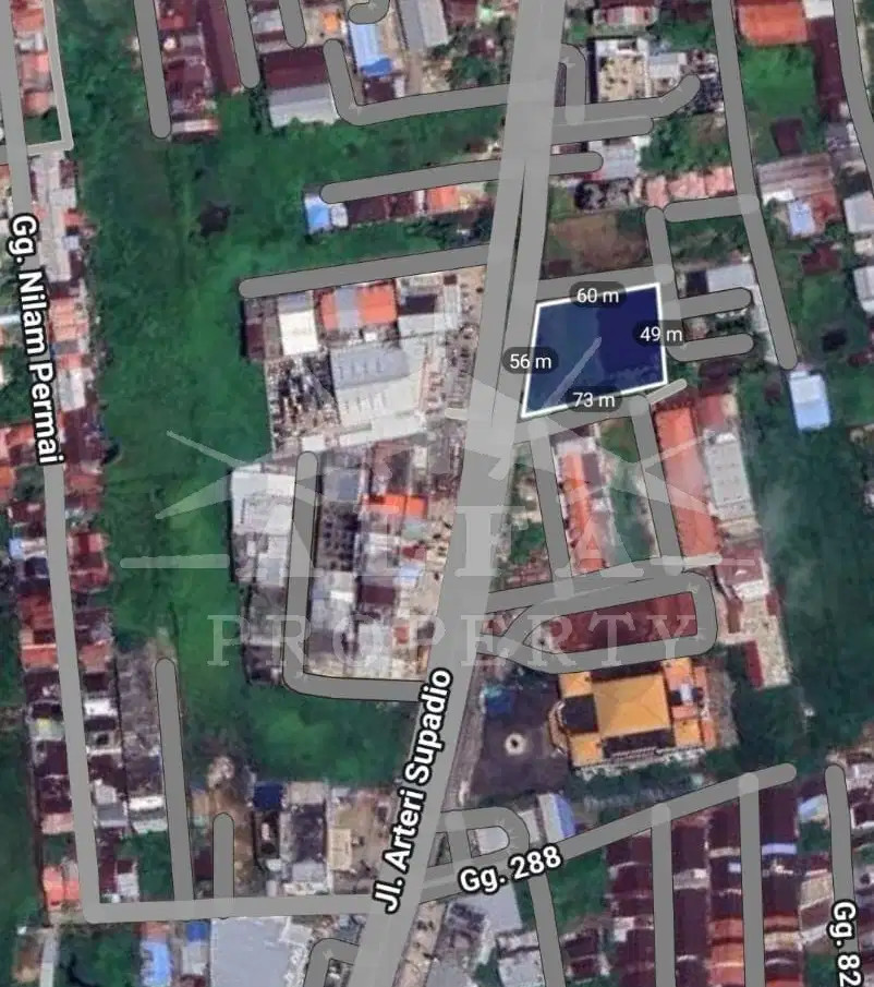 Disewakan Tanah Jalan Utama Ahmad Yani 2 Pontianak Tenggara