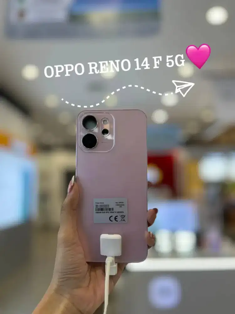 OPPO Reno14 F 5G 24GB cash, kredit, tukar-tambah, cicilan kartu kredit