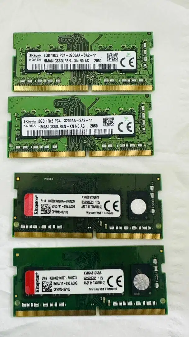 RAM DDR4 8gb Sk Hynix